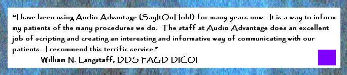 message on hold testimonials